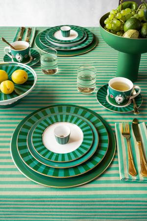 Pip Studio Love Birds SS2024 Tableware Green 08
